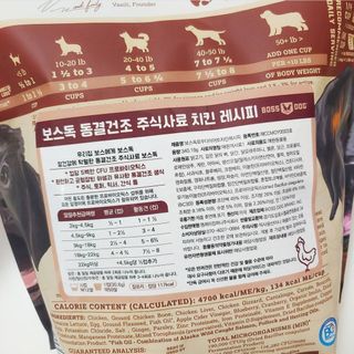 [보장균수500만] 건강한장 프로젝트 강아지사료 보스독 프로바이오틱스 340.19g 2종 — 5점을 준 리뷰어가 2021년 1월 올린 사용 사진