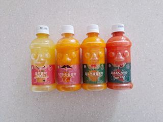 탐라원 제주의 맛, 몬딱주스 4종세트 - 한라봉몬딱주스, 천혜향몬딱주스, 청귤에이드, 당근몬딱주스 — 5점을 준 리뷰어가 2021년 8월 올린 사용 사진