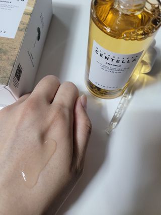 [스킨1004] 마다가스카르 센텔라 앰플 100ml — 5점을 준 리뷰어가 2024년 5월 올린 사용 사진