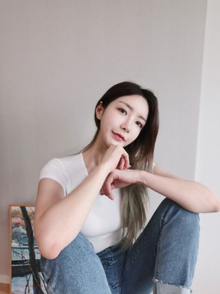렌시스 LENSSIS [ 렌시스 ] 브라운 써클링의 영롱한 색감 ＃위썸초코 1개월용 ｜ 2직경 중 택1 ｜ — 5점을 준 리뷰어가 2021년 5월 올린 사용 사진
