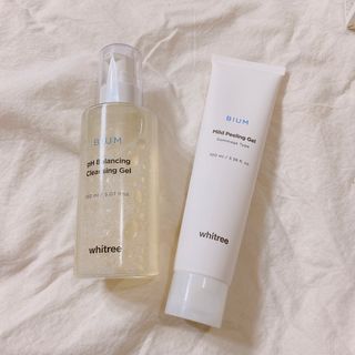 화이트리 비움 약산성 클렌징젤 ,마일드 필링젤 세트 — 4.5점을 준 리뷰어가 2021년 2월 올린 사용 사진