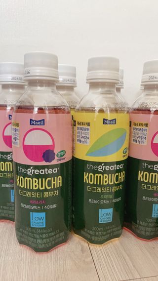 더그레잇티 콤부차 [매일유업] 더그레잇티 44kcal 콤부차 300ml *12개입 (오리지널 6개+베리리치 6개) — 4.5점을 준 리뷰어가 2023년 8월 올린 사용 사진