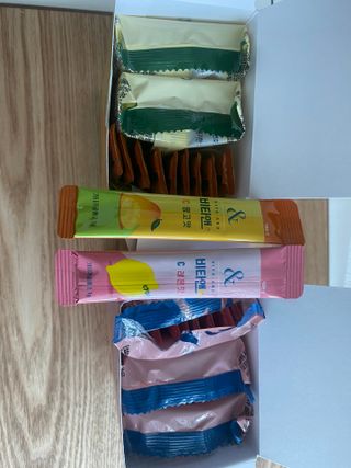 비타앤C 레몬맛, 망고맛 — 5점을 준 리뷰어가 2021년 4월 올린 사용 사진