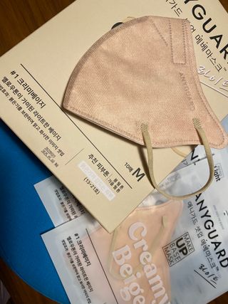 [애니가드] 셋업 메베마스크라이트  (대형 4컬러 + 중형 4컬러) — 5점을 준 리뷰어가 2022년 7월 올린 사용 사진