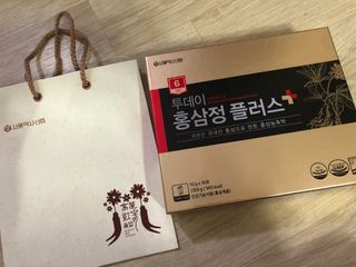 서울약사신협_투데이홍삼정플러스스틱_10g x 30포 — 5점을 준 리뷰어가 2020년 12월 올린 사용 사진