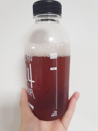 클린24시간 1BOX(5포) + 전용보틀(500ml) — 5점을 준 리뷰어가 2023년 6월 올린 사용 사진