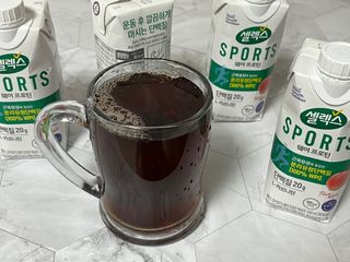 셀렉스스포츠 셀렉스 스포츠 웨이 프로틴 복숭아_ 330ml x 12팩 — 5점을 준 리뷰어가 2021년 11월 올린 사용 사진