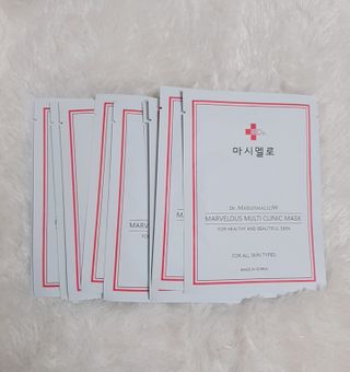 닥터마시멜로 마블러스 멀티 클리닉 마스크 — 5점을 준 리뷰어가 2021년 2월 올린 사용 사진