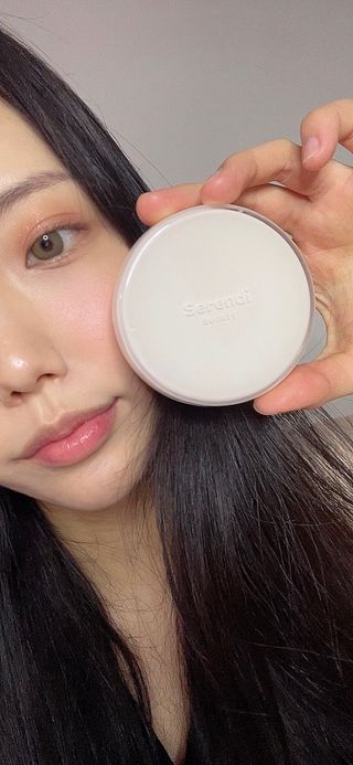 세렌디뷰티 퍼펙트 에어리 래디언스 쿠션 — 5점을 준 리뷰어가 2022년 2월 올린 사용 사진