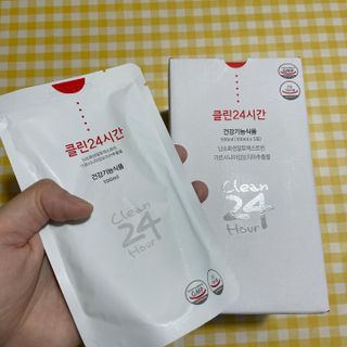 클린24시간 1BOX(5포) + 전용보틀(500ml) — 5점을 준 리뷰어가 2022년 8월 올린 사용 사진