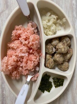하나로라이스 기능성쌀 5종 1kg  환경을 생각한 다회용 용기 사용 — 5점을 준 리뷰어가 2022년 1월 올린 사용 사진