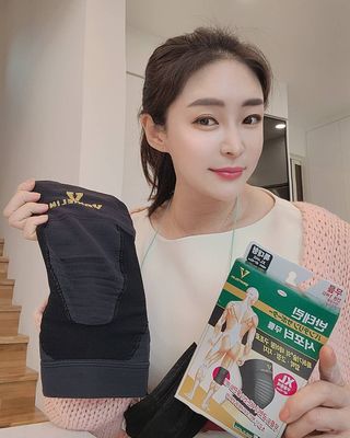 반테린서포터 무릎보호대 — 5점을 준 리뷰어가 2021년 5월 올린 사용 사진