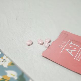 입 냄새 완화에 도움을 주는 에티켓 캔디 복숭아맛 앳캔디 — 5점을 준 리뷰어가 2020년 12월 올린 사용 사진