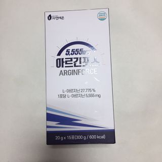자연에온 아르긴포스 L-아르기닌 5555mg 스틱 15개입 1박스 — 5점을 준 리뷰어가 2021년 4월 올린 사용 사진
