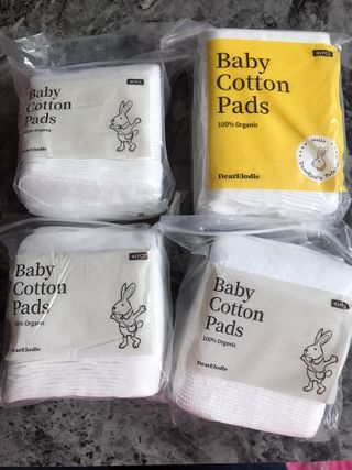 디어엘로디 프리미엄 유기농 베이비 솜티슈 40매 3 + 1 PACK — 5점을 준 리뷰어가 2021년 2월 올린 사용 사진