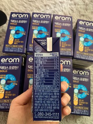 이롬 erom 닥터스 프로틴 골드 — 3점을 준 리뷰어가 2021년 4월 올린 사용 사진