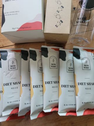 [맘메이크] 체중조절 다이어트 쉐이크 — 5점을 준 리뷰어가 2021년 7월 올린 사용 사진