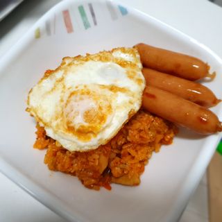 한성기업 무볼레 왕건더기 볶음밥 묵은지삼겹살 — 5점을 준 리뷰어가 2021년 11월 올린 사용 사진