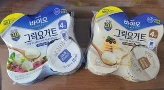 매일바이오 그릭요거트 오리지널 플레인 4개, 로스터리 커피믹스 4개 — 5점을 준 리뷰어가 2021년 12월 올린 사용 사진