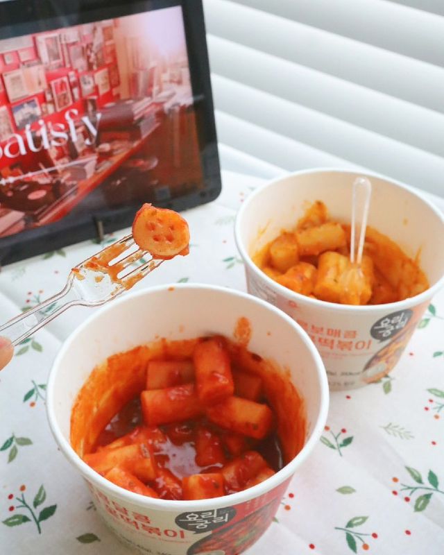 프리 [요리궁리] 타입 B (매콤,치즈,매콤까르보) 꽃떡볶이 6개입 세트 리뷰 사진