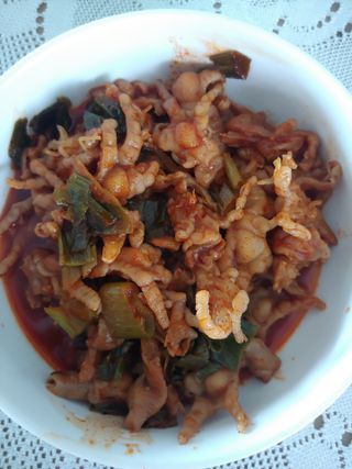 불타 호랑이 닭발 250g — 4.5점을 준 리뷰어가 2021년 7월 올린 사용 사진