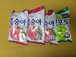 청포도캔디 복숭아캔디 — 5점을 준 리뷰어가 2022년 11월 올린 사용 사진