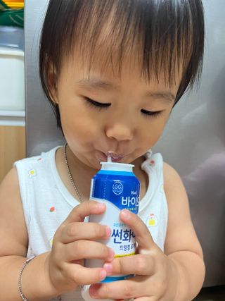 LIVE 매일바이오 썬화이버 드링킹 요거트 — 5점을 준 리뷰어가 2022년 8월 올린 사용 사진