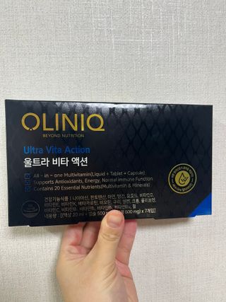올리닉 울트라비타액션 — 5점을 준 리뷰어가 2021년 11월 올린 사용 사진