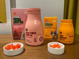 앙팡 츄어블 식물성 오메가3 1000mg x 80캡슐 — 5점을 준 리뷰어가 2022년 11월 올린 사용 사진
