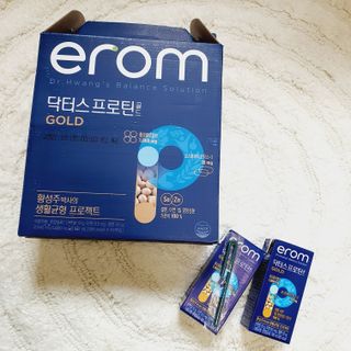 이롬 erom 닥터스 프로틴 골드 — 5점을 준 리뷰어가 2021년 4월 올린 사용 사진