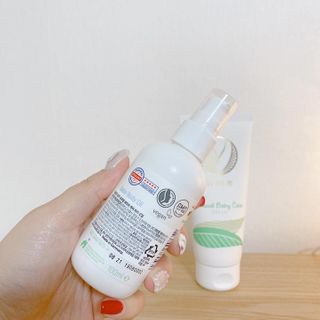 mom e 맘이 내추럴 베이비 케어 크림+바디오일 — 5점을 준 리뷰어가 2021년 1월 올린 사용 사진