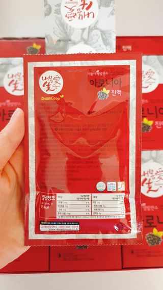 서울약사신협_내몸애생발란스아로니아_70ml x 30포 — 5점을 준 리뷰어가 2021년 6월 올린 사용 사진