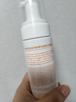 MF프리 [닥터문] 유산균 락토케어 질경초 여성청결제 200ml (폼타입) — 5점을 준 리뷰어가 2022년 6월 올린 사용 사진