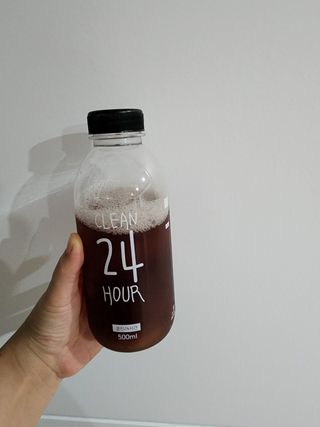 클린24시간 1BOX(5포) + 전용보틀(500ml) — 5점을 준 리뷰어가 2022년 9월 올린 사용 사진