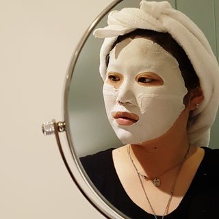 아이디플라코스메틱 페이스핏 플라스터 마스크 _ 리뉴얼 — 5점을 준 리뷰어가 2021년 7월 올린 사용 사진