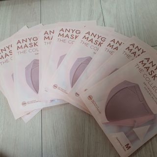 애니가드 셋업마스크 4컬러 각 10매입 [크리미베이지, 캐시미어로즈, 초콜렛브라운, 미드나잇네이비] — 4점을 준 리뷰어가 2022년 2월 올린 사용 사진