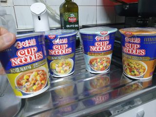 NISSIN 닛신 컵누들  4종 - 씨푸드오리지날, 씨푸드 스파이시, 씨푸드 커리, 씨푸드 XO소스 — 5점을 준 리뷰어가 2021년 11월 올린 사용 사진