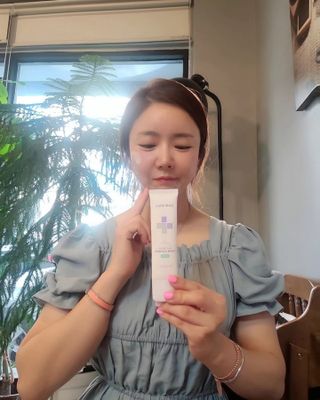 바노바기 코스메틱 바노바기 밀크씨슬 리페어 시카 폼 클렌저 플러스 120ml + 선스크린 플러스 50ml — 5점을 준 리뷰어가 2023년 7월 올린 사용 사진