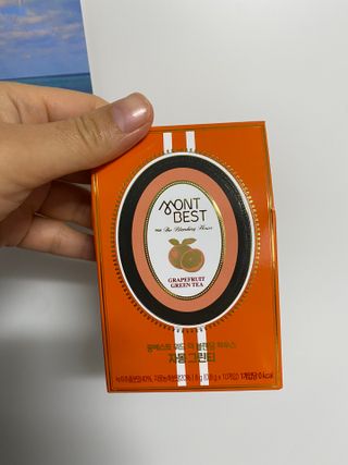몽베스트 위드더 블랜딩 하우스 _자몽 그린티 — 4점을 준 리뷰어가 2022년 11월 올린 사용 사진