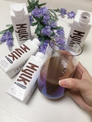 이너프 뮐크 초콜릿맛 — 5점을 준 리뷰어가 2022년 10월 올린 사용 사진