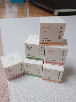 버블데이 배쓰밤 거품입욕제 버블바 6종 — 5점을 준 리뷰어가 2021년 8월 올린 사용 사진