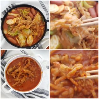 [닭집아들 신제품] 직화무뼈국물닭발 & 직화로제무뼈닭발 — 5점을 준 리뷰어가 2023년 5월 올린 사용 사진