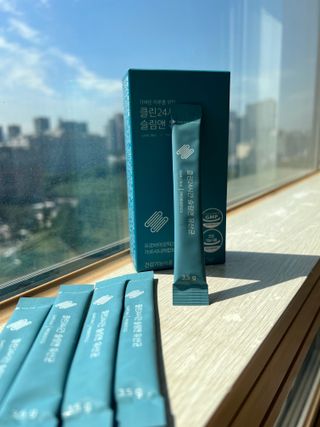 클린24시간 슬림앤유산균 1박스 (3.5g X 15포) — 5점을 준 리뷰어가 2022년 9월 올린 사용 사진