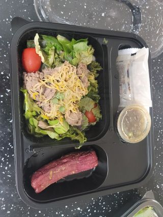 참살이도시락 작심삼일 샐러드도시락 3개 맛보기 새벽배송 또는 택배배송 — 5점을 준 리뷰어가 2021년 8월 올린 사용 사진