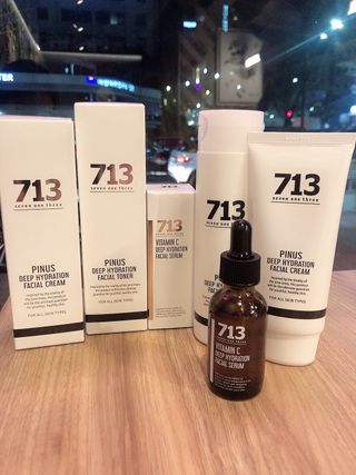 [세븐원쓰리 713]오아시스 세트 몽글토너, 소나무보습크림, 피누스비타민C 세럼 — 5점을 준 리뷰어가 2021년 12월 올린 사용 사진