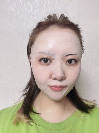 제로이드 수딩 시트 마스크 — 5점을 준 리뷰어가 2022년 4월 올린 사용 사진