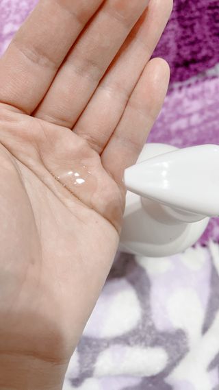 mom e 맘이 내추럴 베이비 케어 샴푸앤바스+로션 — 5점을 준 리뷰어가 2021년 1월 올린 사용 사진