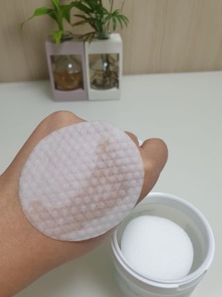 키노닉스 양배추 카밍 진정 토너패드 — 5점을 준 리뷰어가 2021년 7월 올린 사용 사진