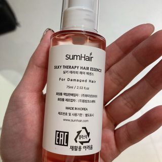썸헤어 / SUMHAIR 썸헤어 실키 테라피 헤어 에센스 — 5점을 준 리뷰어가 2021년 7월 올린 사용 사진