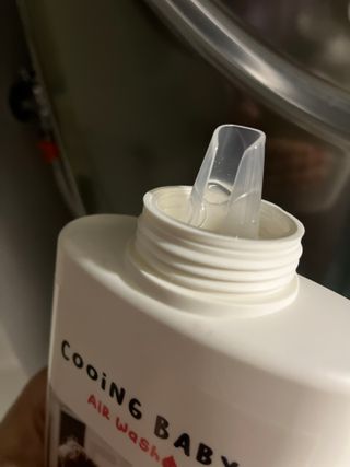 쿠잉베이비 에어워시 세탁세제,섬유유연제 1L — 5점을 준 리뷰어가 2023년 1월 올린 사용 사진